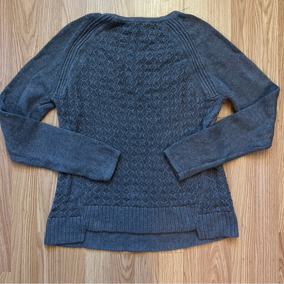 Lilla P Angora Rabbit Cashmere Blend Cable Knit Sweater Women’s Size L - Picture 6 of 8